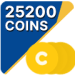 25200 Coins
